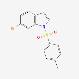 molecular formula C15H12BrNO2S B8585955 1-Tosyl-6-bromo-1H-indole 