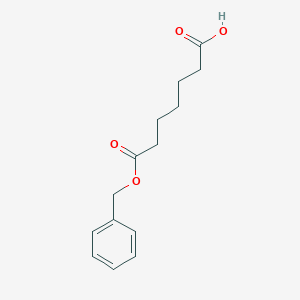 molecular formula C14H18O4 B8585977 7-(Benzyloxy)-7-oxoheptanoic acid 