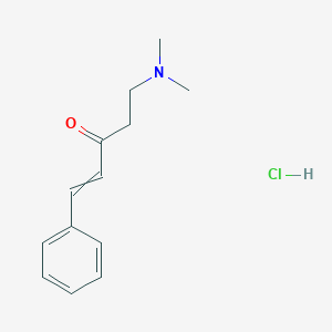 molecular formula C13H18ClNO B8585979 Styryl beta-dimethylaminoethyl ketone hydrochloride 