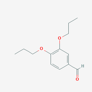 molecular formula C13H18O3 B8585994 3,4-Dipropoxybenzaldehyde CAS No. 34841-08-2