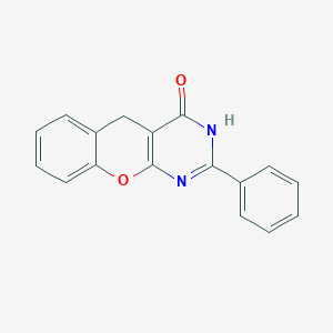 4-Hydroxy-2-phenyl[1]benzopyrano[2,3-d]pyrimidine
