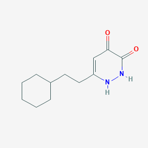 molecular formula C12H18N2O2 B8586004 6-(2-cyclohexylethyl)-4-hydroxypyridazin-3(2H)-one 