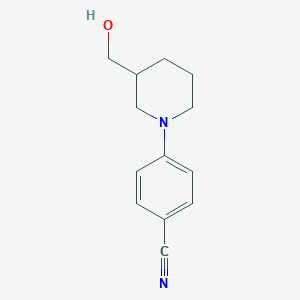 4-(3-Hydroxymethylpiperidino)benzonitrile