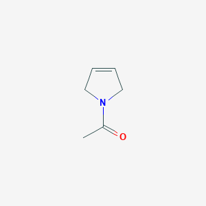 molecular formula C6H9NO B8586068 1-(2,5-Dihydro-pyrrol-1-yl)-ethanone 