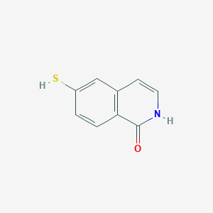 molecular formula C9H7NOS B8586069 6-Mercaptoisoquinolin-1(2H)-one 