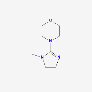 molecular formula C8H13N3O B8586098 4-(1-Methyl-1H-imidazol-2-yl)-morpholine 