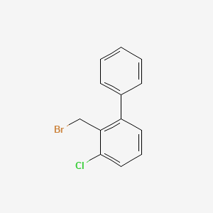 molecular formula C13H10BrCl B8586111 2-(Bromomethyl)-3-chloro-1,1'-biphenyl CAS No. 82617-37-6