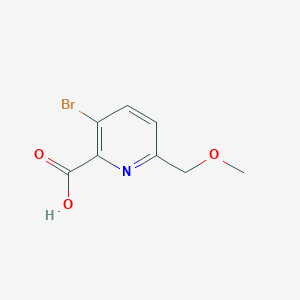 3-Bromo-6-methoxymethyl-pyridine-2-carboxylic acid