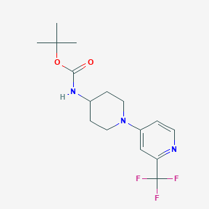 tert-Butyl 1-(2-(trifluoromethyl)pyridin-4-yl)piperidin-4-ylcarbamate