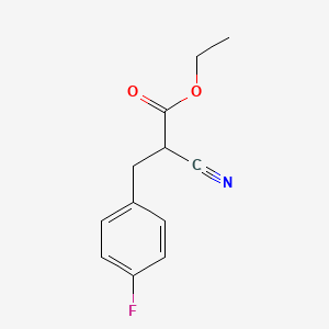 Ethyl 3-(4-fluorophenyl)-2-cyanopropionate