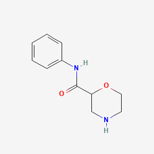 N-Phenyl-2-morpholinecarboxamide