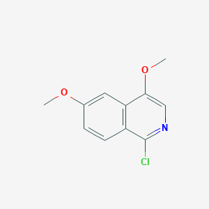 molecular formula C11H10ClNO2 B8586242 1-Chloro-4,6-dimethoxyisoquinoline 