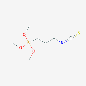 B8586257 Silane, (3-isothiocyanatopropyl)trimethoxy- CAS No. 122055-02-1