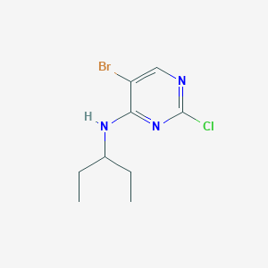(5-Bromo-2-chloro-pyrimidin-4-yl)-(1-ethylpropyl)amine