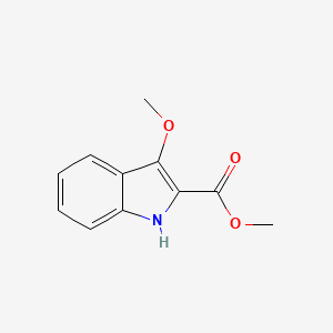 molecular formula C11H11NO3 B8586298 methyl 3-methoxy-1H-indole-2-carboxylate 