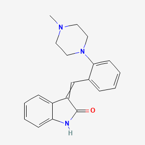 3-[2-(4-Methyl-1-piperazinyl)benzylidene]-2-indolinone