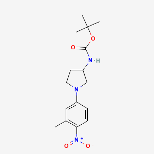 [1-(3-Methyl-4-nitrophenyl)-pyrrolidin-3-yl]-carbamic acid tert-butyl ester