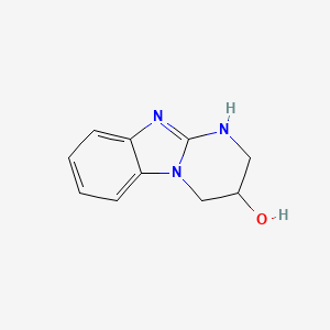 1,2,3,4-Tetrahydro-3-hydroxy-pyrimido[1,2-a]benzimidazole