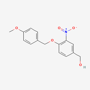 [4-({[4-(Methyloxy)phenyl]methyl}oxy)-3-nitrophenyl]methanol