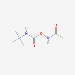 N-[(tert-Butylcarbamoyl)oxy]acetamide