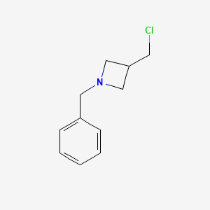 molecular formula C11H14ClN B8586712 1-Benzyl-3-(chloromethyl)azetidine 