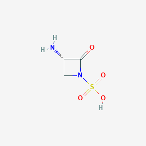 molecular formula C3H6N2O4S B8586758 (3S)-3-Amino-2-oxoazetidine-1-sulfonic acid CAS No. 79720-18-6