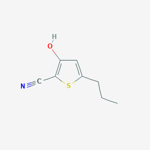 3-Hydroxy-5-propylthiophene-2-carbonitrile