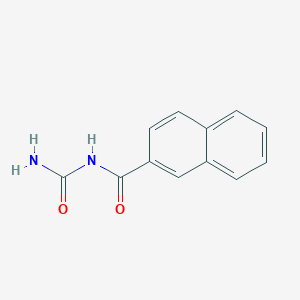 molecular formula C12H10N2O2 B8586823 2-Naphthoylurea 