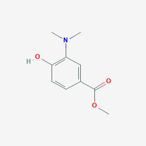 molecular formula C10H13NO3 B8586845 methyl 3-(N,N-dimethylamino)-4-hydroxybenzoate 
