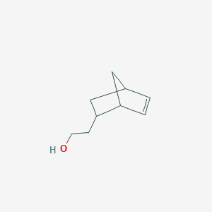 molecular formula C9H14O B8586873 2-Bicyclo[2.2.1]hept-5-en-2-yl-ethanol CAS No. 13080-91-6
