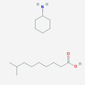 molecular formula C16H33NO2 B8586903 8-Methylnonanoic acid cyclohexylamine salt CAS No. 905589-96-0