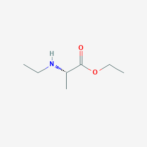 molecular formula C7H15NO2 B8586923 Ethyl N-ethyl-alaninate 
