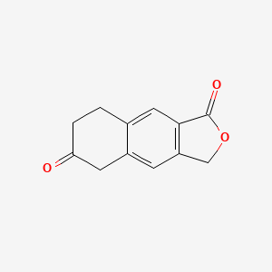 molecular formula C12H10O3 B8586929 7,8-dihydronaphtho[2,3-c]furan-1,6(3H,5H)-dione 