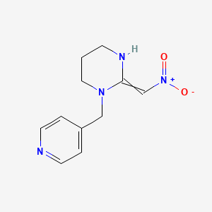 2-(Nitromethylidene)-1-[(pyridin-4-yl)methyl]hexahydropyrimidine