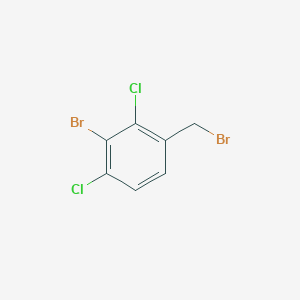 molecular formula C7H4Br2Cl2 B8586954 2-Bromo-4-(bromomethyl)-1,3-dichlorobenzene CAS No. 886615-68-5