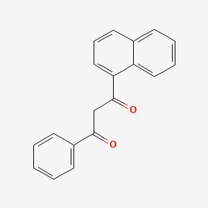 molecular formula C19H14O2 B8586963 1-(Naphthalen-1-yl)-3-phenylpropane-1,3-dione CAS No. 73981-95-0