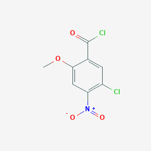 molecular formula C8H5Cl2NO4 B8586983 5-Chloro-2-methoxy-4-nitrobenzoyl chloride CAS No. 53243-74-6