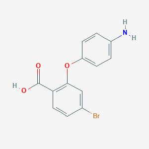 molecular formula C13H10BrNO3 B8586985 2-(4-Aminophenoxy)-4-bromobenzoic acid CAS No. 825649-80-7