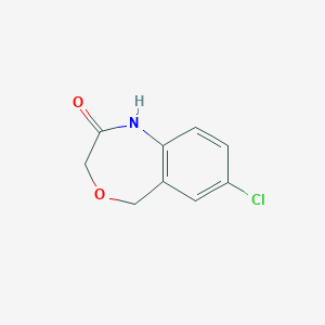 molecular formula C9H8ClNO2 B8587034 7-Chloro-3,5-dihydrobenzo[e][1,4]oxazepin-2(1H)-one 