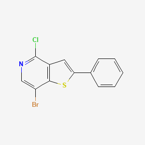 7-Bromo-4-chloro-2-phenylthieno[3,2-c]pyridine