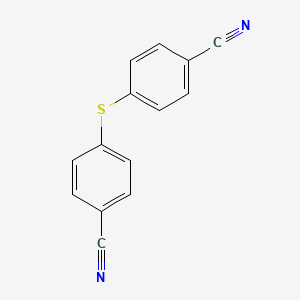 molecular formula C14H8N2S B8587092 Benzonitrile, 4,4'-thiobis- CAS No. 46836-99-1