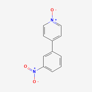 molecular formula C11H8N2O3 B8587103 4-(3-Nitrophenyl)pyridine-N-oxide 