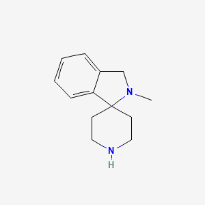 molecular formula C13H18N2 B8587108 2-Methyl-2,3-dihydrospiro[isoindole-1,4'-piperidine] CAS No. 920023-58-1