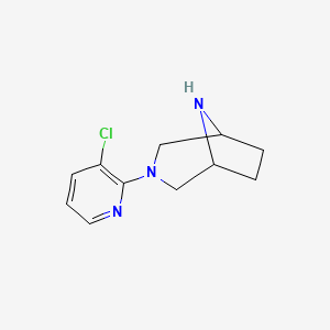 B8587113 3-(3-Chloropyridin-2-yl)-3,8-diazabicyclo[3.2.1]octane CAS No. 757924-18-8