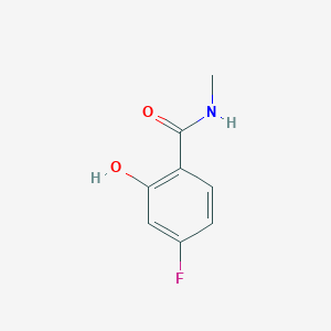 molecular formula C8H8FNO2 B8587125 4-Fluoro-2-hydroxy-N-methylbenzamide 