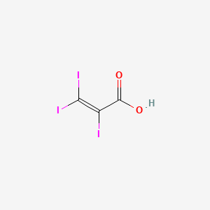 molecular formula C3HI3O2 B8587183 2-Propenoic acid, 2,3,3-triiodo- CAS No. 14092-44-5