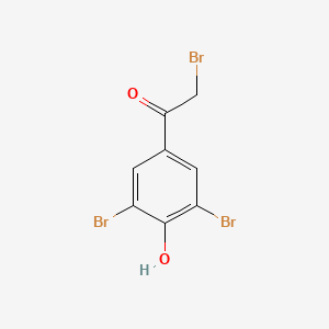 molecular formula C8H5Br3O2 B8587205 2-Bromo-1-(3,5-dibromo-4-hydroxy-phenyl)-ethanone 