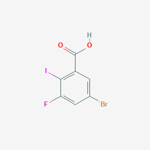 5-Bromo-3-fluoro-2-iodobenzoic acid