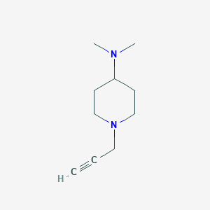 molecular formula C10H18N2 B8587266 N,N-dimethyl-1-(prop-2-ynyl)piperidin-4-amine 