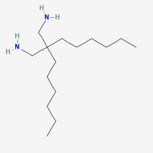 2,2-Dihexylpropane-1,3-diamine